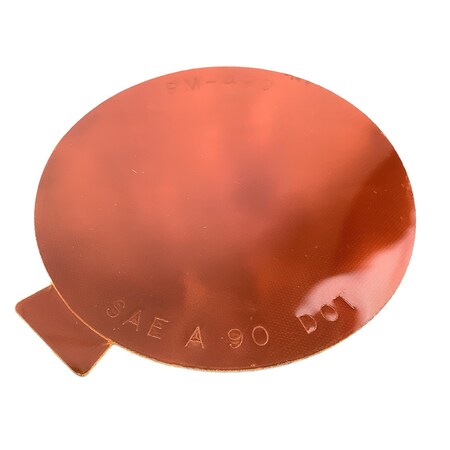 Peterson Reflector, Round Stick On, 2.88 In., Amber, Mfg Pack B490A